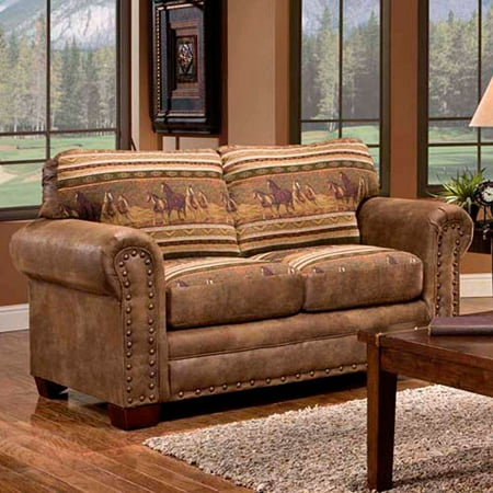 American Furniture Classics Wild Horses Loveseat - Walmart.com