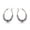 Bali-3, variant on 925 Sterling Silver Light-Weight Click Top Small Balinese Hoop Earrings Jewelry for Teen and Women 14MM