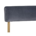 thumbnail image 5 of Sunpan Seneca 19.5" Fabric Dining Chair in Antique Brass-Blue (Set of 2), 5 of 7