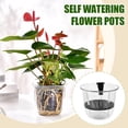 thumbnail image 2 of Self Watering Plant Flower Pot with Water Level Indicator for Office, Garden, Balcony, 2 of 8
