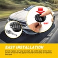 thumbnail image 4 of 2PCS Carbon Fiber Style Quick Release Latch Push Button Bumper Hood Bonnet, 4 of 5