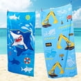 thumbnail image 2 of WERNNSAI Mermaid Kids Beach Towel - 30” x 60” Microfiber Mermaid Sand Free Towels for Girls Bath Pool Camping Travel Towel Quick Dry Ultra Absorbent Super Soft Beach Blanket Bath Shower Towel, 2 of 14