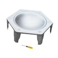 thumbnail image 1 of Fire Pit Brazier Wood Burning Fire Pit Sturdy Compact For Yard Camping Backyard Square, 1 of 3