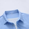 thumbnail image 4 of Mens Cotton Short Sleeve Shirts Mens Short Sleeve Button Up Shirt Mens Dress Shirts Summer Mens Linen Short Sleeve Shirt My Items, 4 of 5