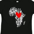 thumbnail image 4 of Inktastic Black History Month Ink Print African Heart Boys or Girls Toddler T-Shirt, 4 of 5