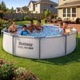 thumbnail image 3 of Bestway Steel Pro MAX 10'x30\" Metal Frame Above Ground Pool Set w/ Filter Pump & Cartridge, 3 of 9