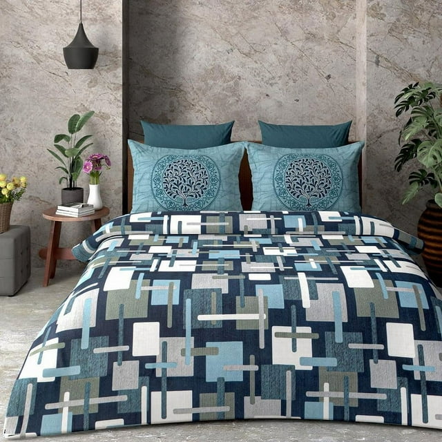 CandyPenguin Ensemble de Literie en Coton Premium - Turquoise