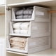 thumbnail image 5 of Cesta Apilable para Guardarropa | Organizador de Plástico Plegable | Cajón Impermeable | Ahorra Espacio para Guardar Sombreros, Ropa y Juguetes | para Dormitorio, Baño, Cocina y Oficina, 5 of 6
