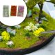 thumbnail image 1 of 3x Flores en Miniatura Modelo de Diseño de Arquitectura Ferroviaria Decoración Baoblaze micro hojas de paisaje, 1 of 8