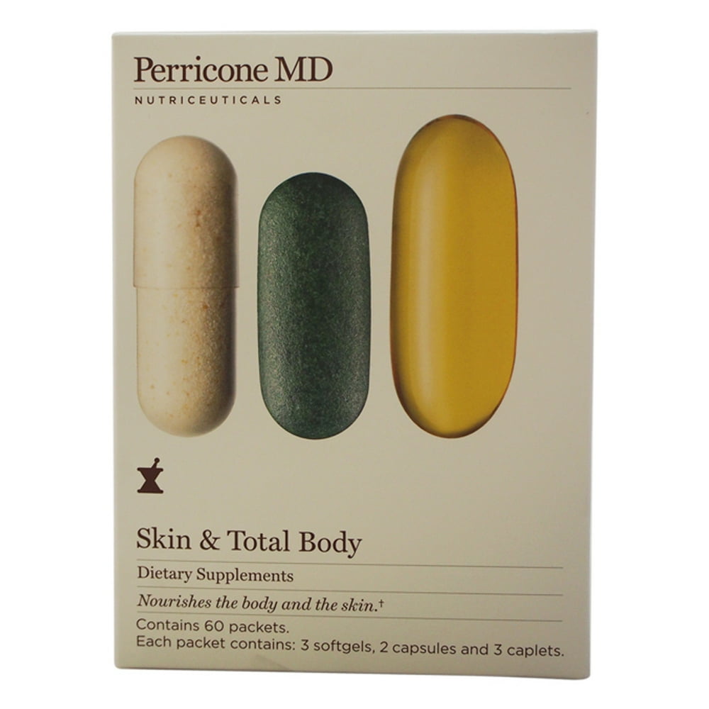 Skin and Total Body Supplements by Perricone MD for Unisex 60 Pc