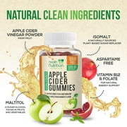 Apple Cider Vinegar Gummies - Sugar Free - Apple Cider Vinegar Powder 1000mg Per Serving - Max Strength ACV Gummy Vitamins - B12 & The Mother - Metabolism & Energy Support - Keto & Vegan, 120 Gummies