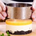 thumbnail image 2 of Dessert Rings, Cake Ring, Professional Pastry Rings, Round Cake Pan Includes 4 Rings and 4 Spatula Presses, 2 of 5