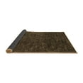thumbnail image 2 of Ahgly Company Indoor Round Abstract Brown Contemporary Area Rugs, 4' Round, 2 of 4
