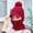 Wine, variant on Kiplyki Women's Cold-proof Neck Protection One-piece Hat Warm Knitted Hat