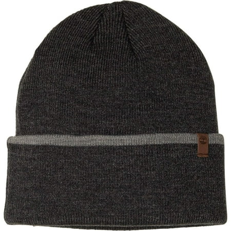 Timberland Cuffed Dark Grey Beanie T100366C_010 Men`s Size One