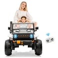 thumbnail image 1 of 24V Kids Ride on Truck, 2 Seater Electric Ride on Car with Remote Control 4 X 45W Powerful Engine, 4WD/2WD Switchable Ride on Toy with Headlight, 1 of 7