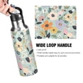 thumbnail image 4 of Yayeee 20oz Insulated Water Bottle Double Wall Stainless Steel with Flip Straw Lid, Floral Pattern, 4 of 7