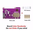 thumbnail image 2 of La Placa Adaptadora PCIe A M.2 NVMe SSD Admite Gen3 para Raspberry Pi (a 2280), 2 of 4