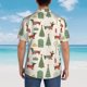 thumbnail image 4 of Balery Christmas Dachshund Dog Camisas hawaianas de manga corta para hombre, camisas playeras de corte holgado, camisas de vacaciones con botones,XX-Large, 4 of 7