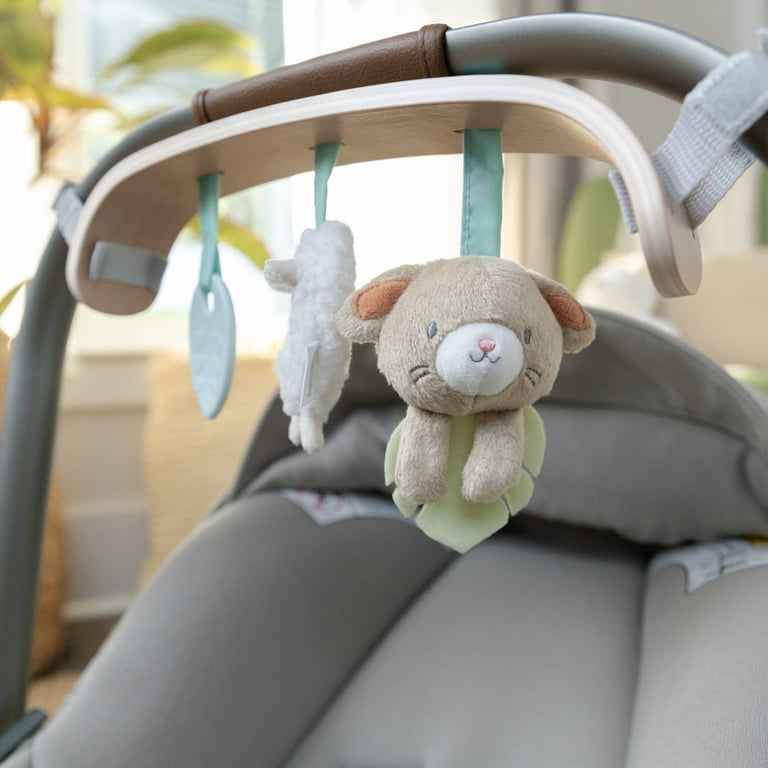 Ingenuity Soothing Essentials Wood Carrier Toy Bar photo 5