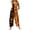#01Ginger, variant on Neon Rainbow Pumpkin Bat Star Halloween Women Overalls, Sleeveless Square Neck Loose Wide Leg Jumpsuit with Pockets, Rayon Linen Blend Purple L