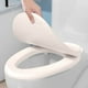 thumbnail image 5 of Fiudx Asiento de Inodoro de Cierre Suave, Silencioso y Delicado, Fácil Instalación, Diseño de Plástico Duradero, Ajuste Estable y Seguro, Estilo de Baño Moderno, Blanco o Azul, Tamaño 45,5 X 36 Cm, 5 of 6