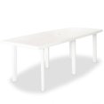 thumbnail image 1 of Mesa de jardín Blanco 210 x 96 x 72 cm Plástico, 1 of 5