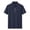 #430-Navy, variant on Men's Minimalist Polo Shirt with Line Detail Placket Sky Blue XL Gifts for Father
