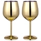 thumbnail image 1 of Copa de vino de acero inoxidable – Lindas copas de vino irrompibles para viajes, camping y piscina – Copa de vino de metal portátil elegante, única y fresca para eventos al aire libre, 1 of 5