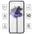 thumbnail image 5 of 2x Tempered Glass for Nothing Phone 1, Nakedcellphone 9H Hard Clear Screen Protector Guard [Scratch/Crack Saver] - Full Size with Black Trim Border, 5 of 7