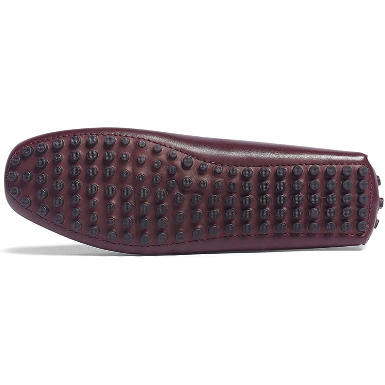 Carlos by Carlos Santana Ritchie Penny Loafer Burgundy Leather Slip-On 9.5 Santoni Carlos Slip-On Penny Loafers - Red | Editorialist main image 3