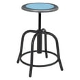 thumbnail image 2 of 18" - 24" Height Adjustable Swivel Stool, Blueberry Seat and Black Frame, 2 of 5