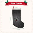 thumbnail image 3 of Picia Black Spider On Web for 18in Christmas Stockings, Xmas Stocking for Kids, Holiday and Family Stocking for Fireplace or Party Decoration, 3 of 8