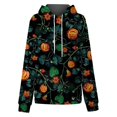 thumbnail image 4 of POINTERTECK Halloween Femmes Mode Quotidienne Polyvalent Décontracté Sweat-Shirt Col Rond Manches Longues Imprimé Sweat-Shirt, 4 of 5