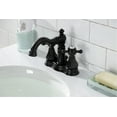 thumbnail image 2 of Kingston Brass FSC1600BX Metropolitan 4 in. Centerset Bathroom Faucet with Brass Pop-Up, Matte Black, 2 of 3