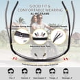 thumbnail image 5 of LINVO Polarized Sports Sunglasses for Men Ultralight Al-Mg Metal Frame for Driving Golf Fishing Cycling UV Protection, 5 of 9
