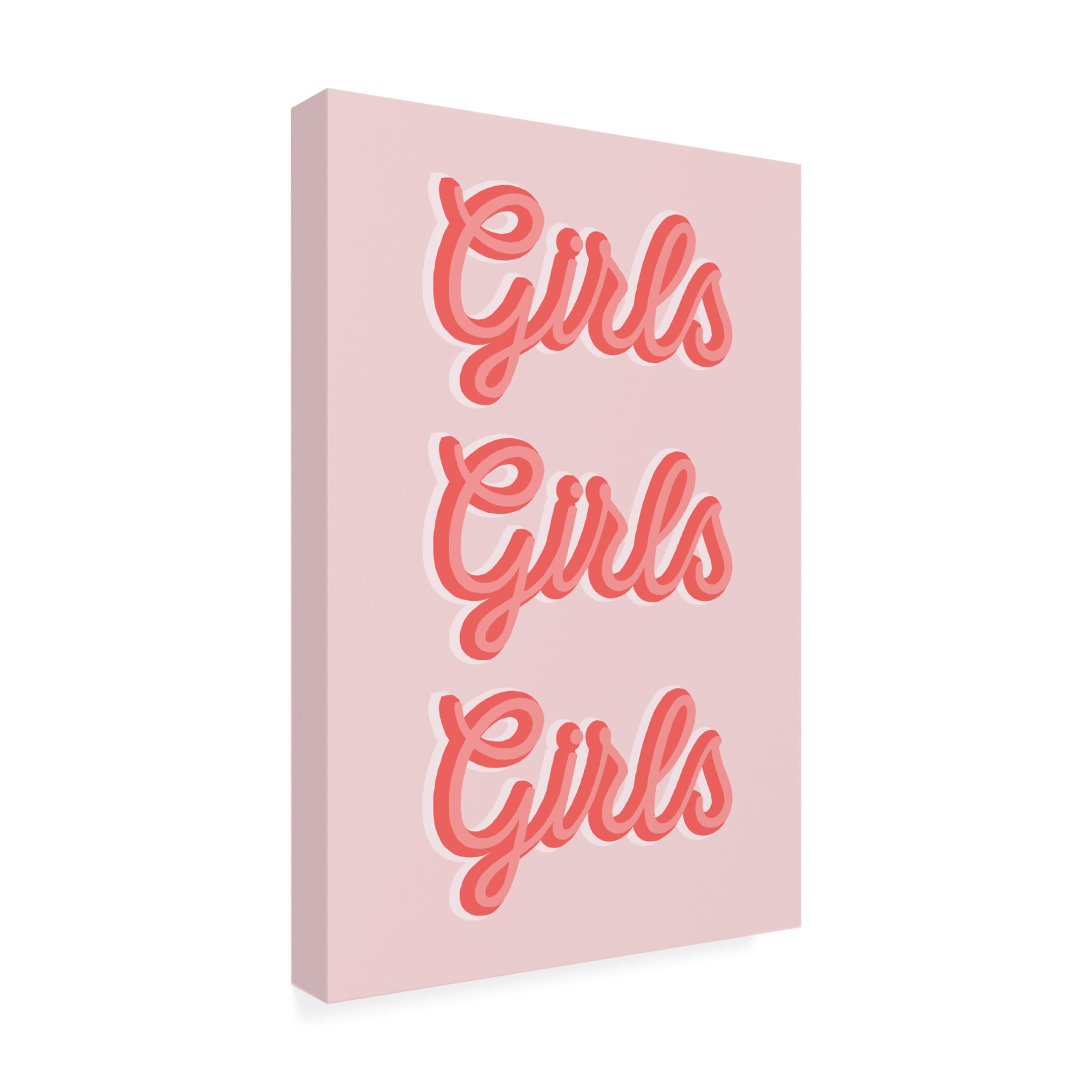 Trademark Fine Art Frankie KerrDineen Girls Girls Girls Canvas Wall Art