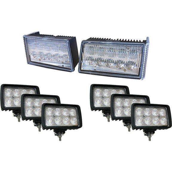 Tiger Lights 12V, 340 Watt Complete LED Light Kit CaseKit-9 For Case/IH 3220 Off-Road Light