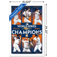 thumbnail image 3 of MLB Houston Astros - 2022 World Series Champions Wall Poster, 14.725" x 22.375" Framed, 3 of 6