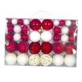 thumbnail image 3 of 100x adornos de bolas de Navidad decoraciones de bolas de Navidad adornos navideños colgantes multicolores para compromiso graduación al aire libre, 3 of 8