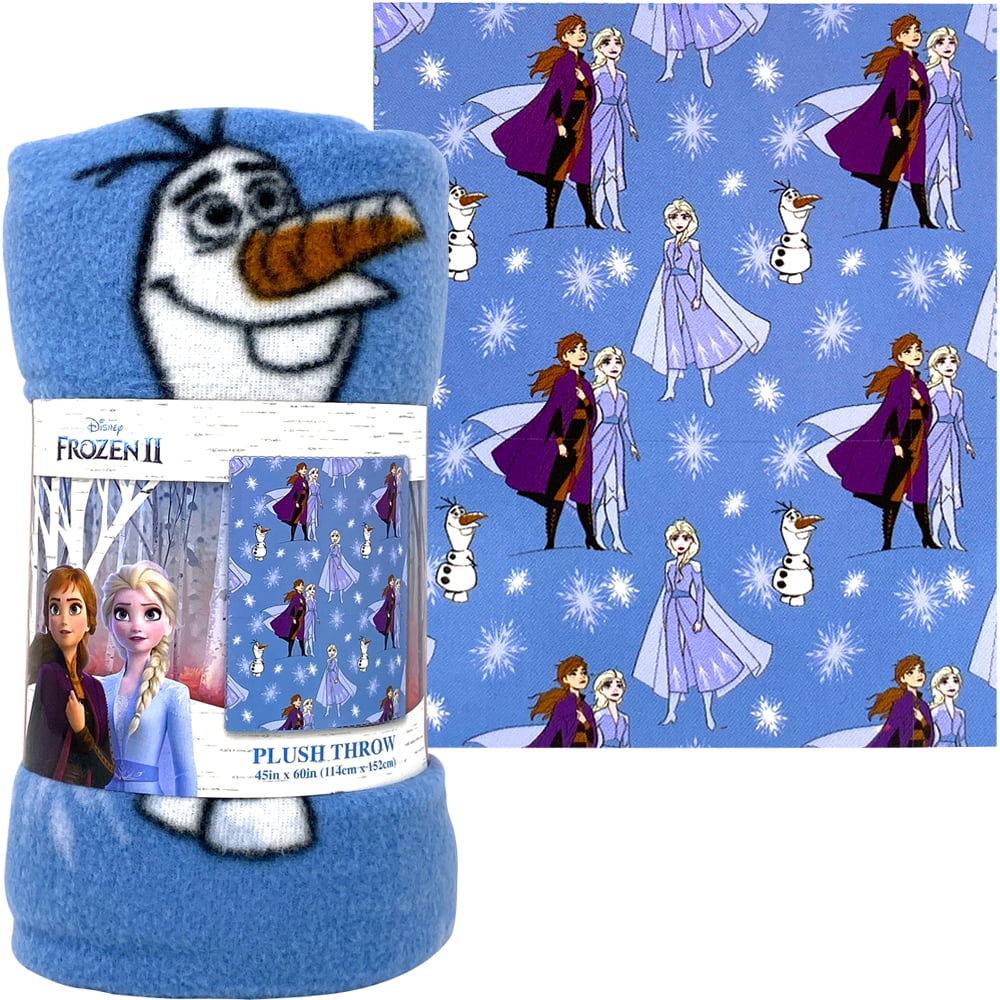 frozen throw blanket walmart