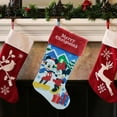 thumbnail image 4 of Chaussette de Noël Mickey et Minnie Mouse 50 cm, velours, multicolore, par Ruz, 4 of 4