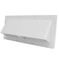 WonderfulMart RV Exhaust Vent Cover White Range Hood Sidewall Vent