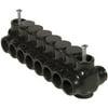 Black Insulated Mountable - Dual Entry 6 Ports 600 - 4
