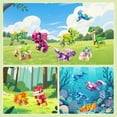 thumbnail image 4 of Set de construcción BOPEGOLO, paquete de 24 unidades, minidinosaurios 3 en 1 para niños, 4 of 7