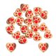 thumbnail image 5 of 30 cuentas de huella de pata de perro en forma de corazón, con agujero grande, de metal, para hacer pulseras y joyas hechas a mano, 5 of 7