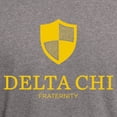 thumbnail image 3 of CafePress - Delta Chi Vertical Yellow Logo T Shirt - Men's Fitted T-Shirt, 3 of 4