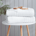 thumbnail image 4 of Casa Platino Paquete de 2 Toallas de Baño - Toallas de Baño de Algodón Suave, de Secado Rápido y de Gran Tamaño, Perfectas para Comodidad Tipo Spa - Blanco, 4 of 7