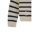 thumbnail image 5 of Wonder Nation Toddler Girls' Long Sleeve Stripe Daisy Sweater, Sizes 12M-3T, 5 of 6