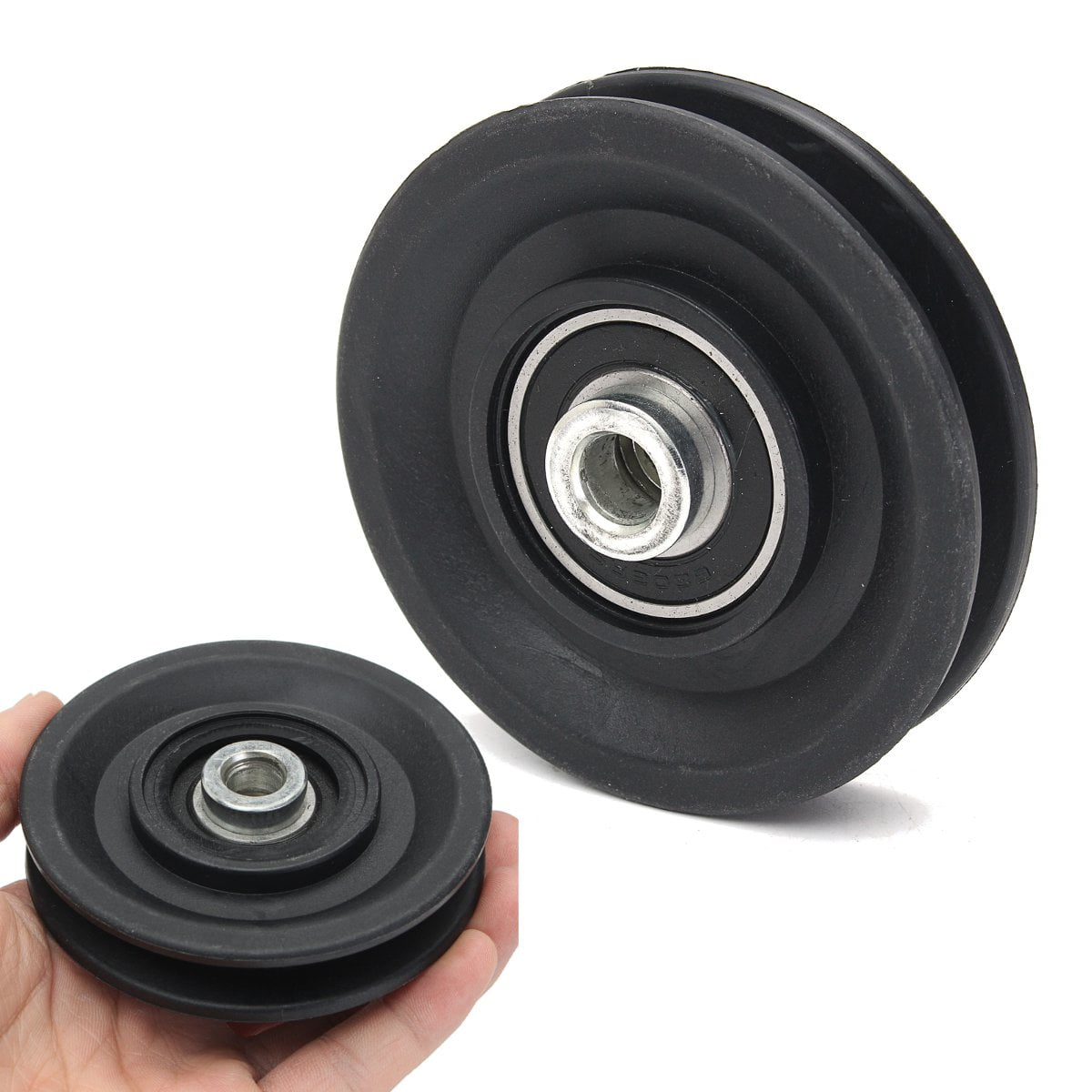 90MM Nylon Bearing Pulley Wheel Cable Gym Fitness Equipment Set Universal 3.5" 